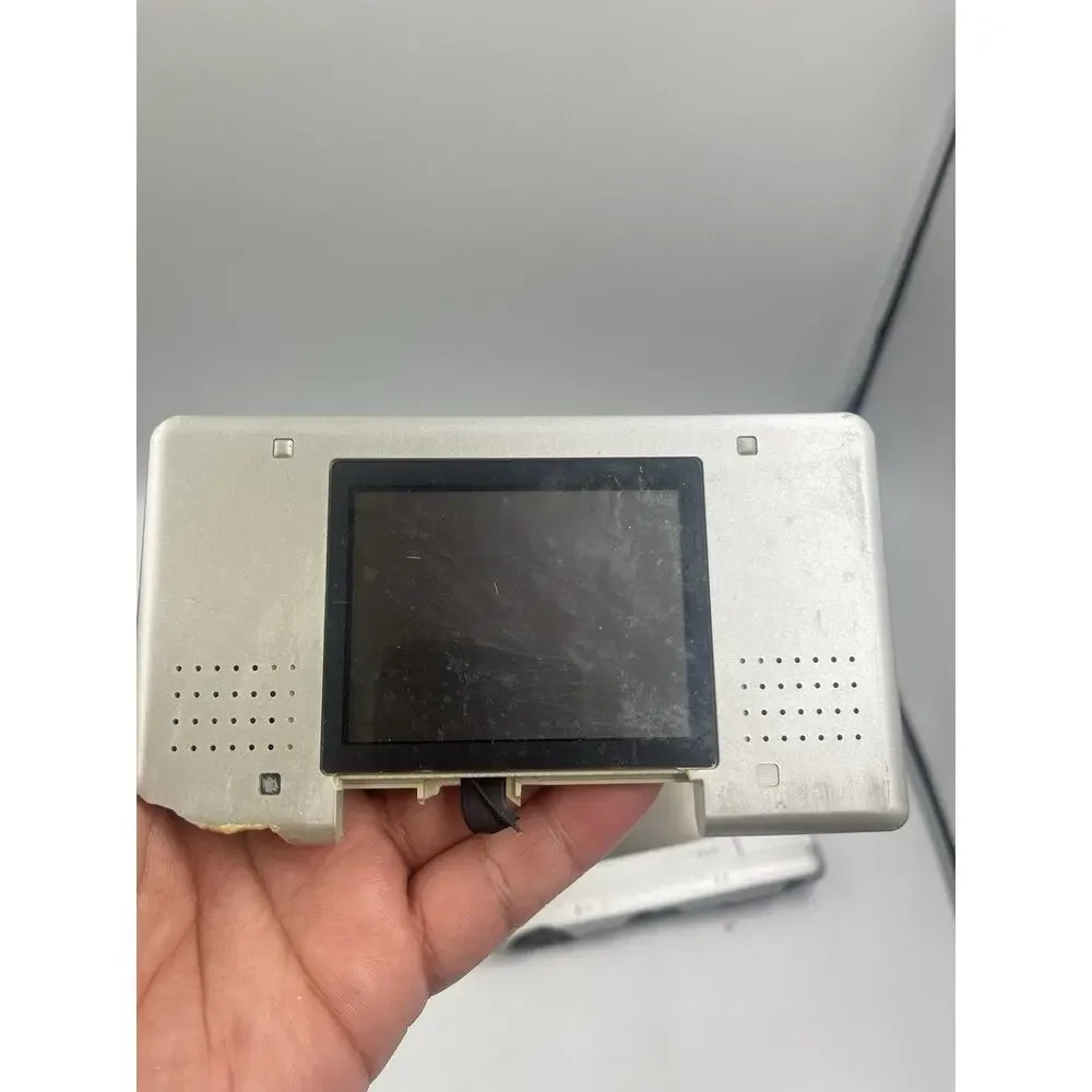 Nintendo DS Original NTR-001 Console - Silver - Broken Hinge For Parts or Repair